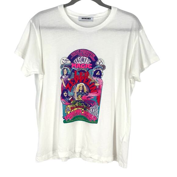 Daydreamer Led Zepplin Electric Magic Tee White Medium NWOT - Picture 6 of 6